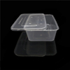 650ml Disposable Rectangle Plastic Clear Food Containers for Food Packaging Box