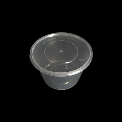 1000ml round disposable lunch bento box plastic take away food contain food packaging box with lid