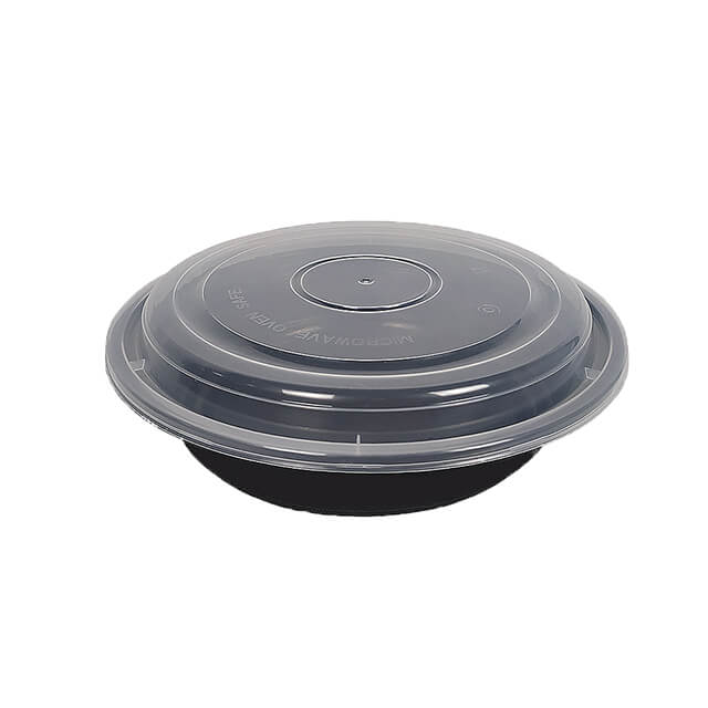 37oz Disposable Lunch Box Container Microwavable Bowl with Dome Lid
