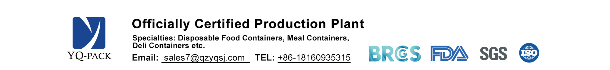 yiqiang plastic meal prep container