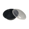 900ml/32oz plastic round take away food catering boxes container